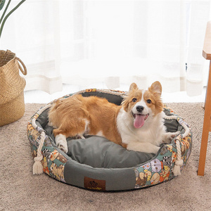 Removable and washable pet supplies luxury dog bed for large dogs