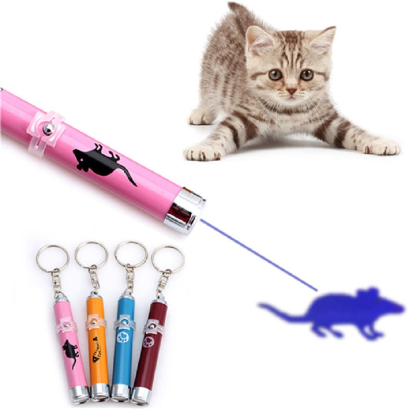 New interactive training pet funny flashlight LED cat laser toy pointer