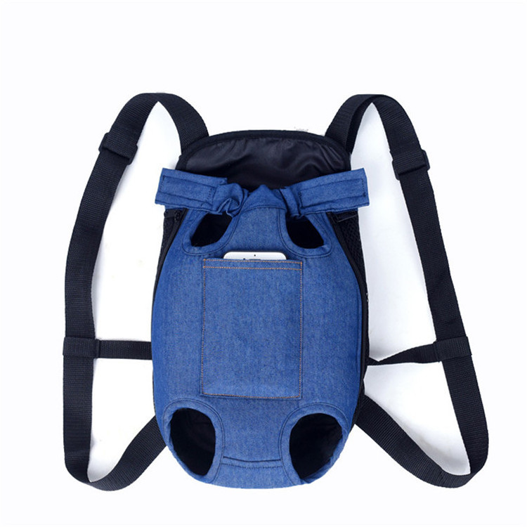 Outdoor walking tail out pet dog carrier front chest backpack dog front carrier