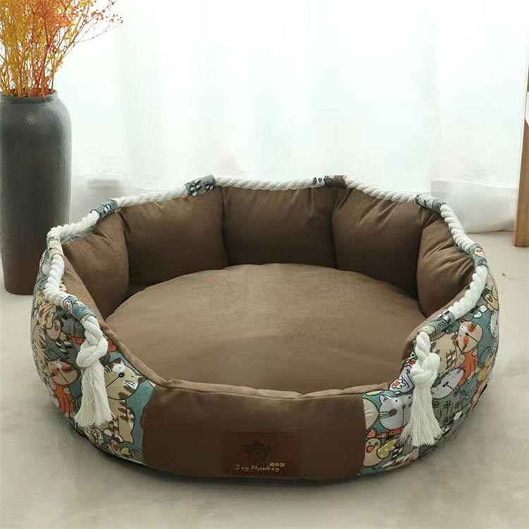 Removable and washable pet supplies luxury dog bed for large dogs