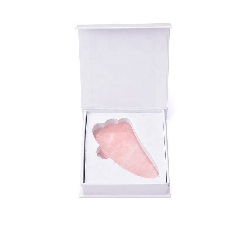 Mushang Private Label Natural Stone Gua Sha Scraping Massage Tools for Face Wholesale Rose Quartz Gua Sha