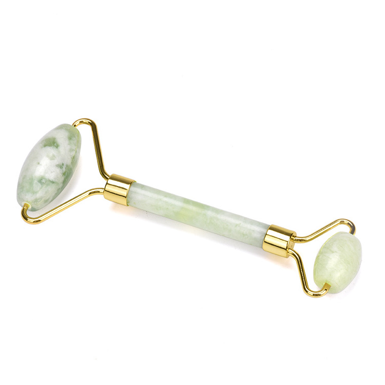 High quality facial massager gua sha tool set jade roller with box packing Make Your Face Skin Smoother and Looks Younger