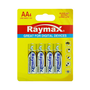 Raymax  2600mAh am3 aa 1.5v lr6 Alkaline LR6 Double A Alkaline Batteries Battery