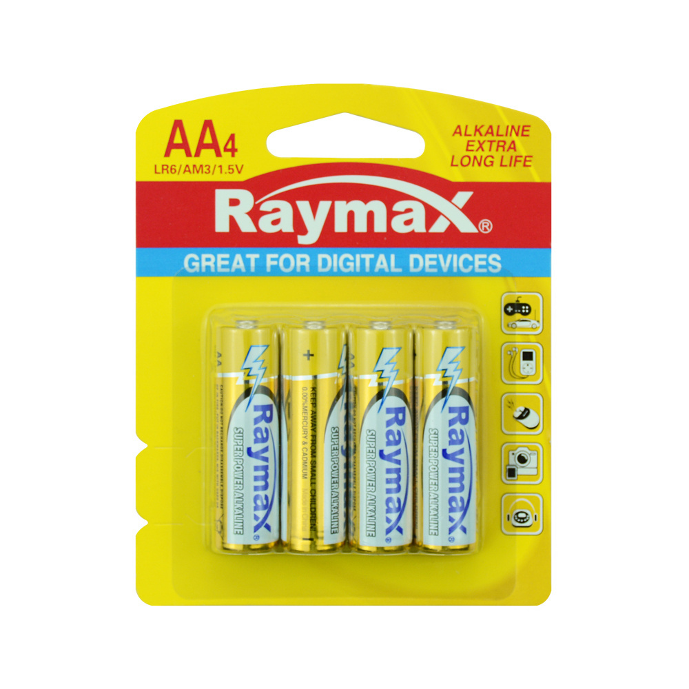 Raymax Private Label  AM3 AA Size LR6 1.5 Volt AA Battery Primary Batteries