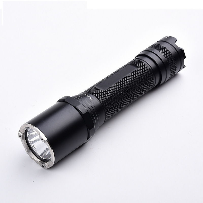 Underwater Waterproof 1200 Lumen Aluminum Heavy Duty IP68 Self Defense Powerful Flashlight Rechargeable Led Torch