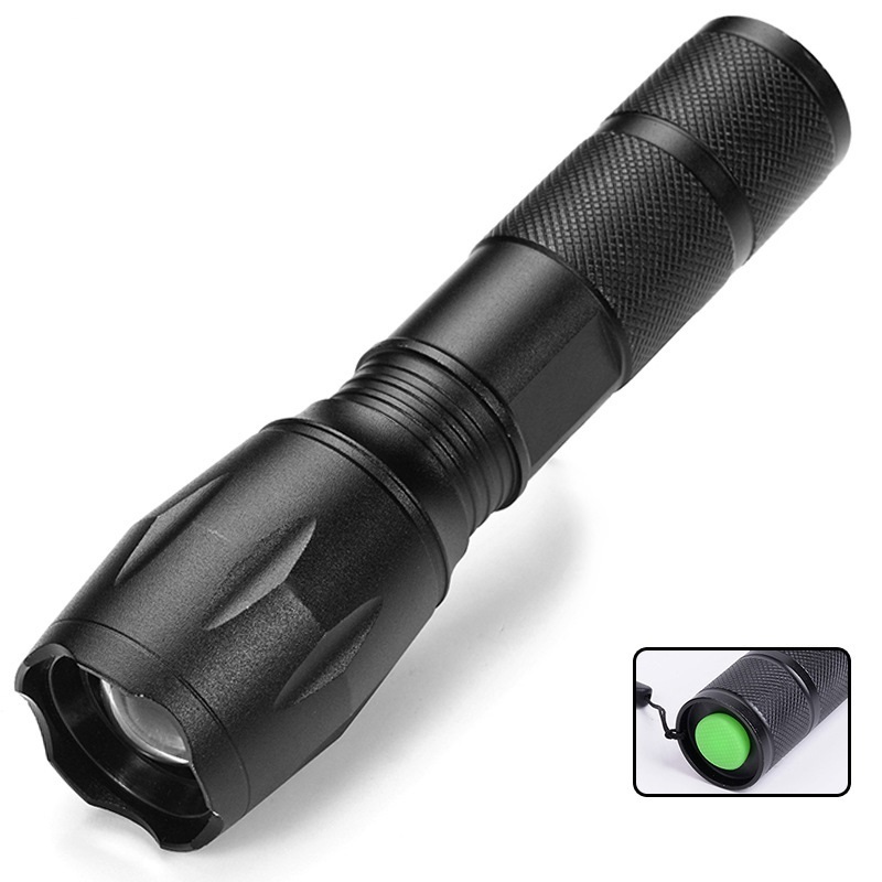 1km Long Range Hand Torch Light Strong Aluminums USB Charging  Rechargeable Powerful Hand Flashlight