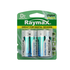 Raymax Latest Product 1.5V LR20 D Super Alkaline Battery dry batteries for kitchen Ventilator