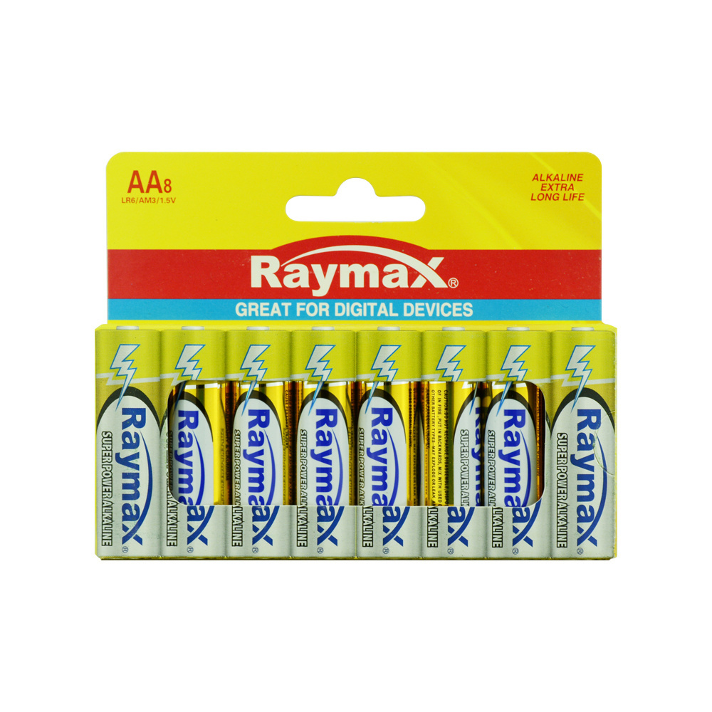 Raymax Private Label  AM3 AA Size LR6 1.5 Volt AA Battery Primary Batteries