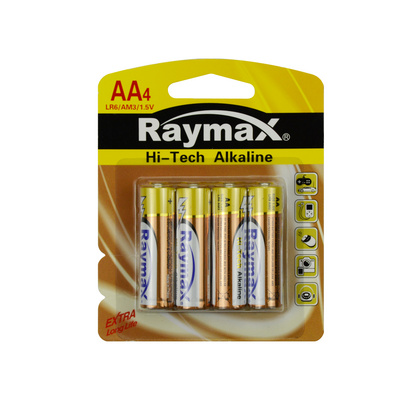 Raymax factory suppliers  Wholesale  LR6 size aa  AM3  1.5v Portable  Alkaline Battery For Toys  Control Camera