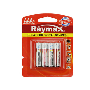 Raymax factory supplier LR03 am4  1.5v Battery aaa Alkaline Batteries primary batteries For Home Use