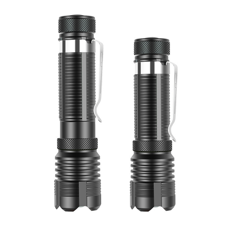 Waterproof LED USB rechargeable Flashlight  Zoomable Portable Mini Flashlight for Outdoor Camping Hiking