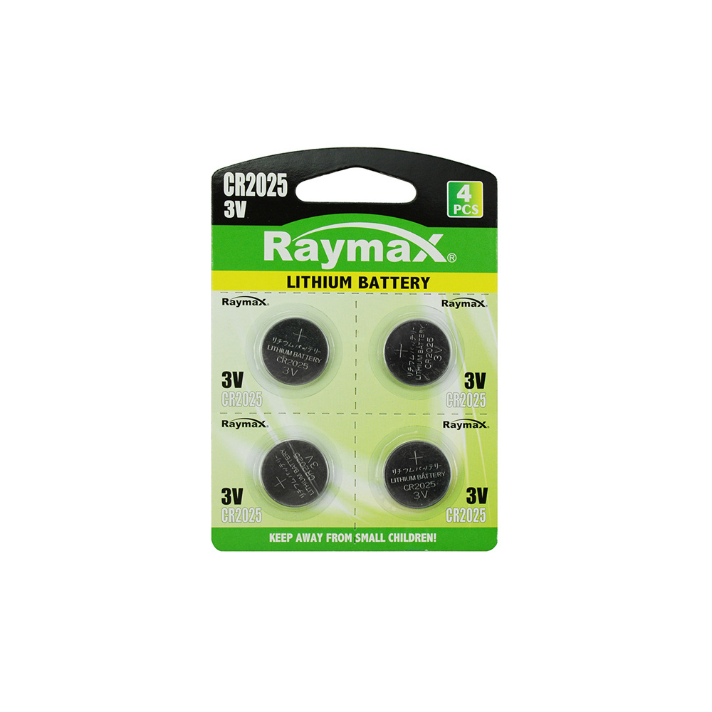 Raymax Factory Directly   3v lithium button CR2025  Button Cell BatterIes For Computer