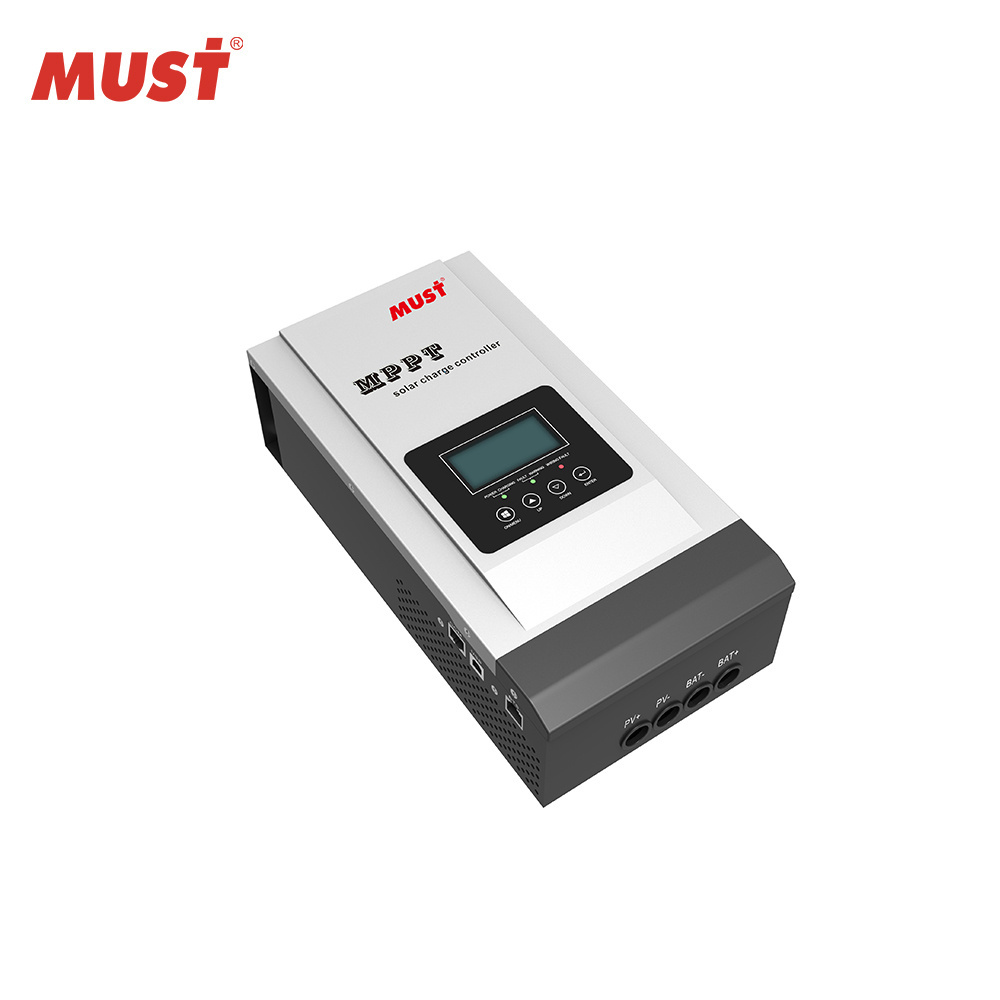 MUST Must In stock 60a 80a 100a mppt solar charge controller 12V 24V 48V hybrid solar inverter with mppt charge controller