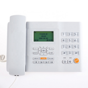 Lowest Price GSM Fixed Wireless Phone FWP and Desktop Wireless Telephone With SIM Card Slot and Alarm Clock Function