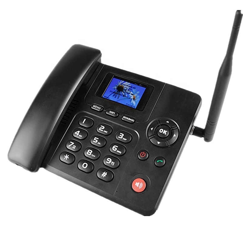 2G Fixed Wireless Phone 850/900/1800/1900MHz and FWP Wireless GSM Home Phone with FM Radio SMS Alarm Clock Function