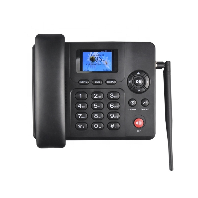 2G Fixed Wireless Phone 850/900/1800/1900MHz and FWP Wireless GSM Home Phone with FM Radio SMS Alarm Clock Function