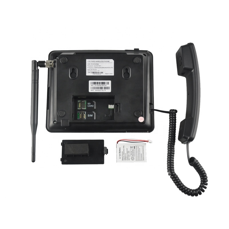 2G Fixed Wireless Phone 850/900/1800/1900MHz and FWP Wireless GSM Home Phone with FM Radio SMS Alarm Clock Function