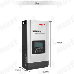 Must 12V 24V 36V 48V Inverter mppt Solar System 60A 80A 100A MPPT Solar Charge Controller Inverters