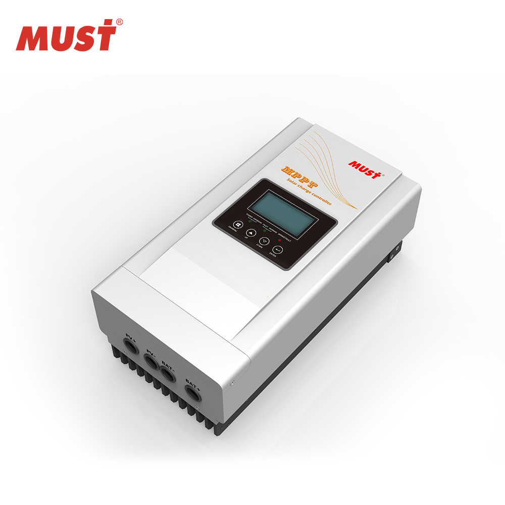 MUST New Smart Mppt Charge Controller Wif 12v 24v 36v 48v Auto 96v Adapt Solar Panel Charger Regulator 30a 40a 60a 80a 100a Amp