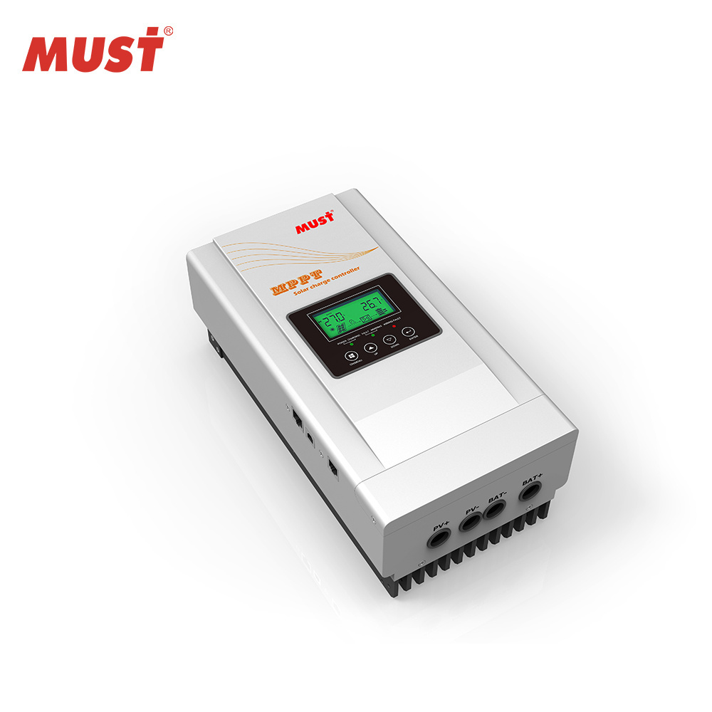 MUST New Smart Mppt Charge Controller Wif 12v 24v 36v 48v Auto 96v Adapt Solar Panel Charger Regulator 30a 40a 60a 80a 100a Amp