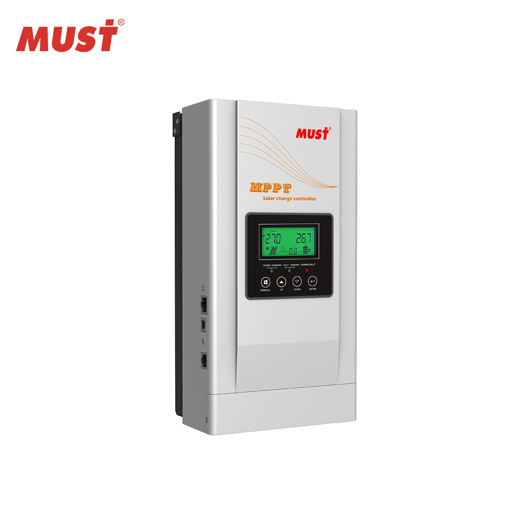 Must 60a 80 100a 200a 12V 24V 36V 48V charge controller mppt solar charge controller with USB for soler panel