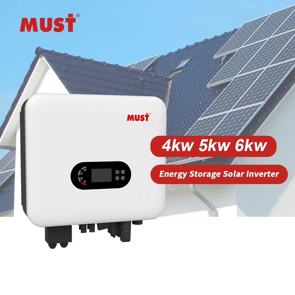 ON/OFF Grid High Frequency 3600W 4000W 4600W 5000W 6000W | Single Phase | 230VAC Hybrid Solar Inverter