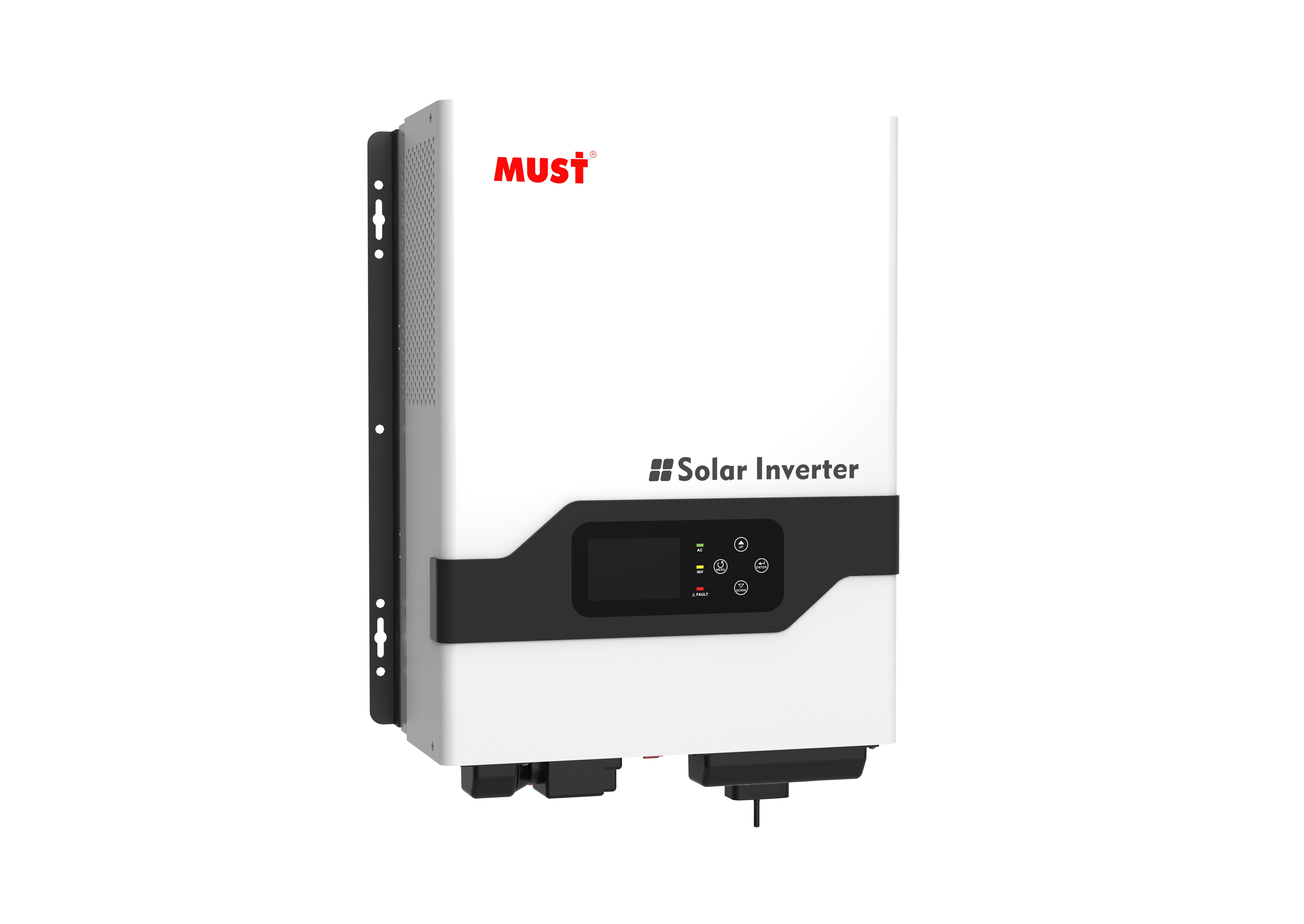 MUST 3000 watt 24 volts Hybrid 80a MPPT Solar Inverter Off Grid Pure Sine Wave Power Inverter for central American use