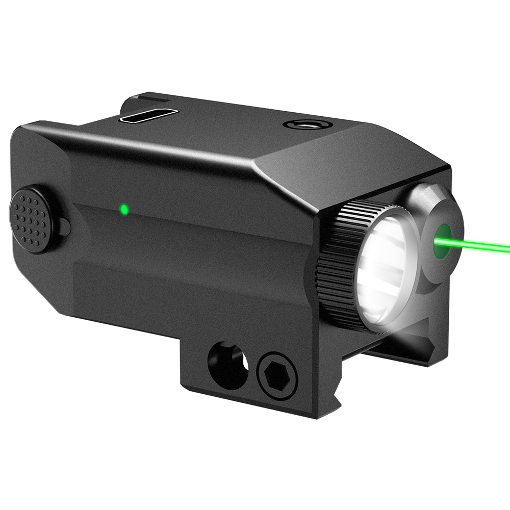 Hunting Compact Green Laser Sight Tactical LED Light combo Hunting Flashlight Sight Combo