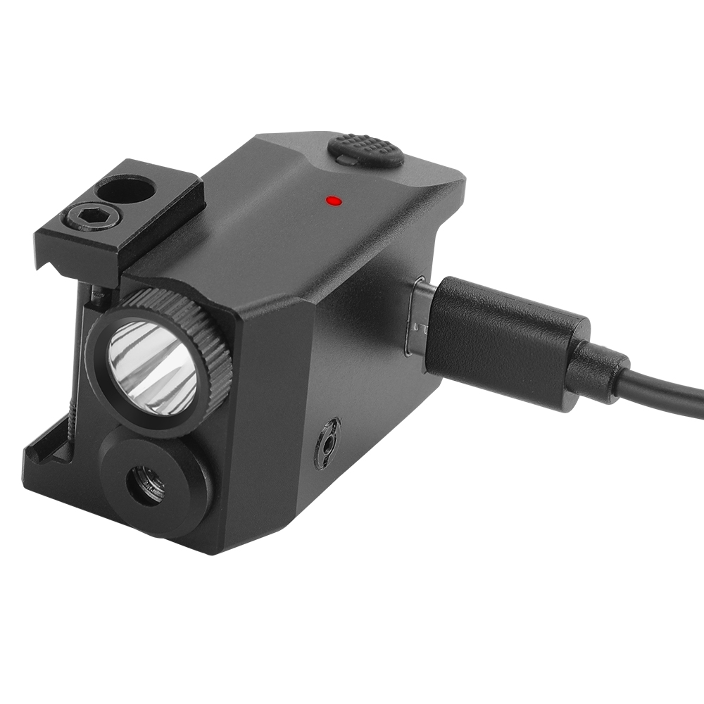 Compact using Type-C charging hunting blue  laser sight compact laser sight and flashlight mount