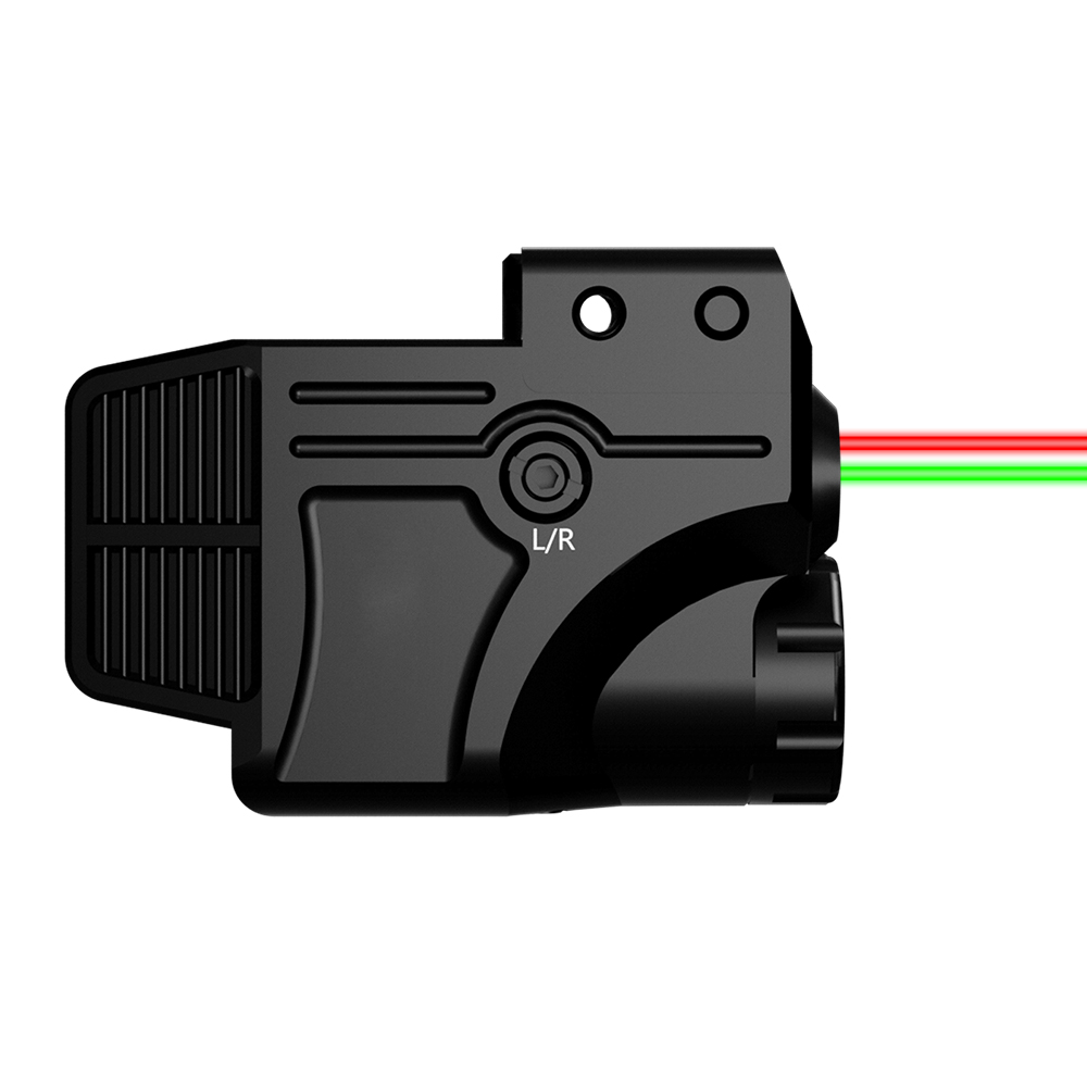 Compact Tactical Dual Laser Sight Hunting led flashlights Red Green Laser Sight Combo Mini Dual Illuminated Red Green Dot Sight