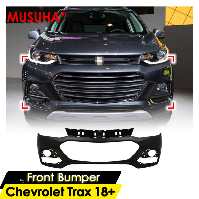 MUSUHA Front Upper Bumper Cover For Chevrolet Trax Bumper Cover 2017 2018 2019 2020 Cover OEM 42537718