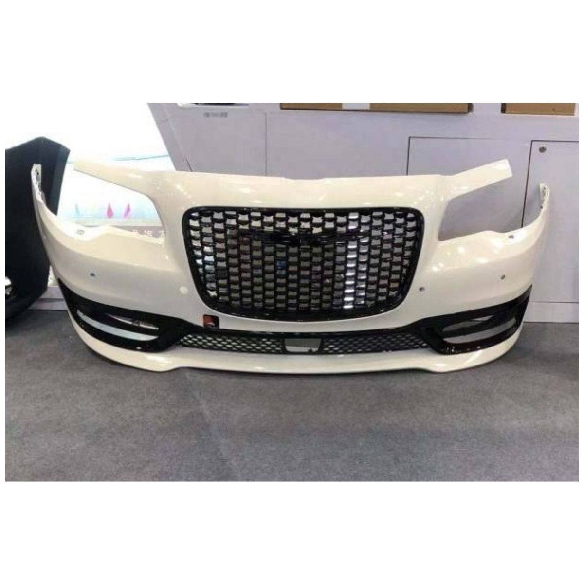 MUSUHA FRONT BUMPER KIT FOR CHRYSLER 300C To SRT front bumper grille DRL 2015 2016 2017 2018 2019 AUTO BODY PARTS