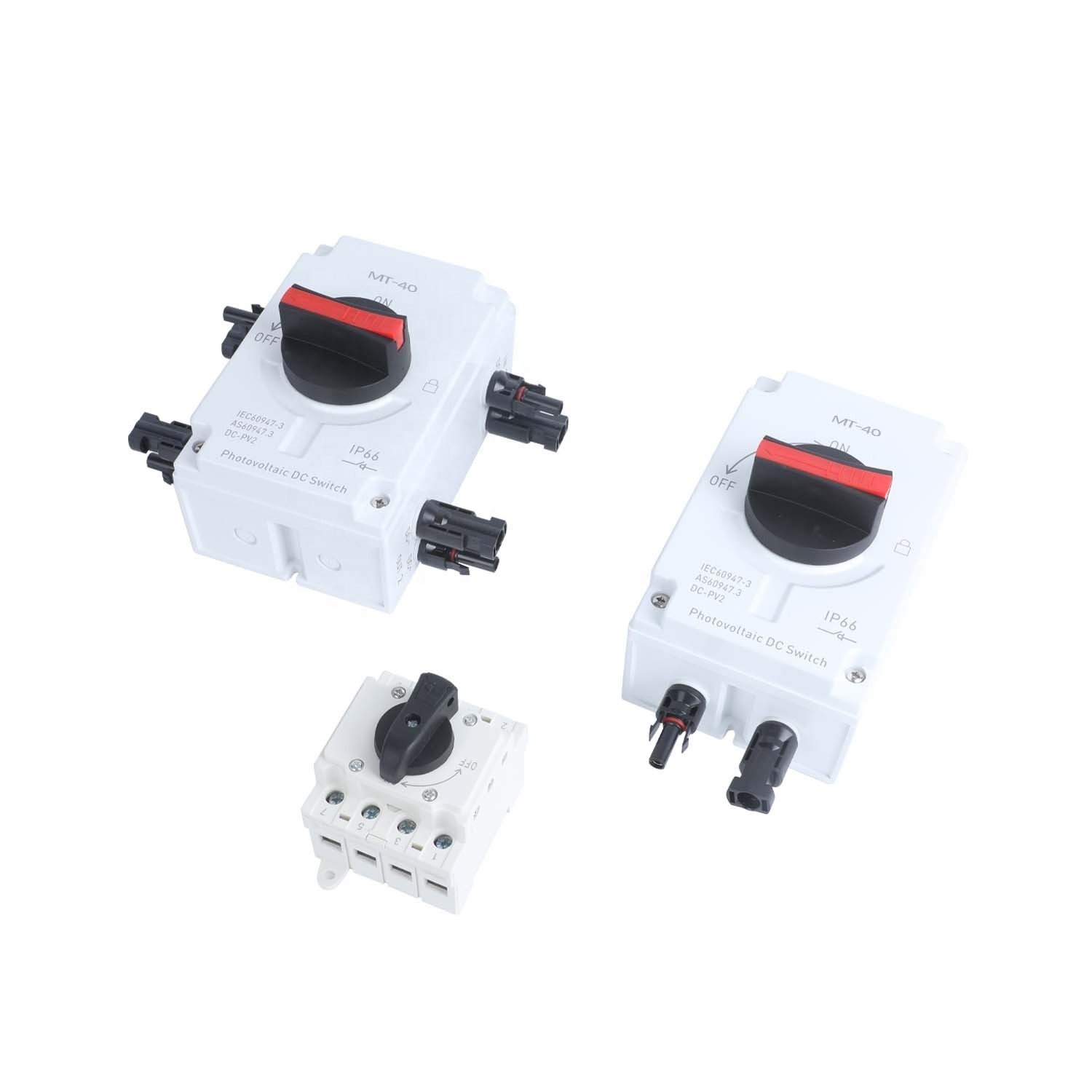 MUTAI Factory outlet IP66 2P 3P 4P 1000V 1500V DC 32A Weatherproof Power Isolator Disconnect Switch For Solar