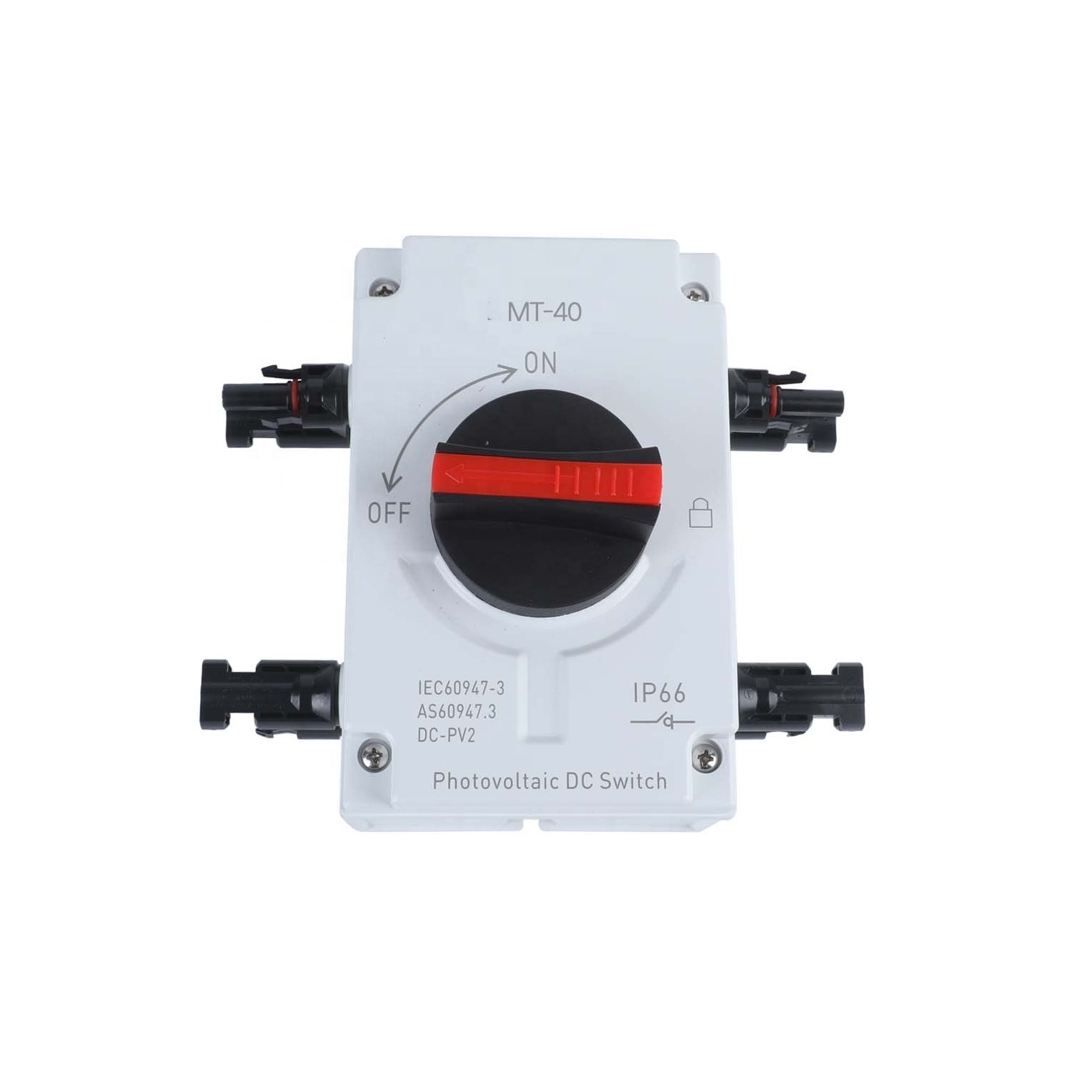 MUTAI Factory outlet IP66 2P 3P 4P 1000V 1500V DC 32A Weatherproof Power Isolator Disconnect Switch For Solar