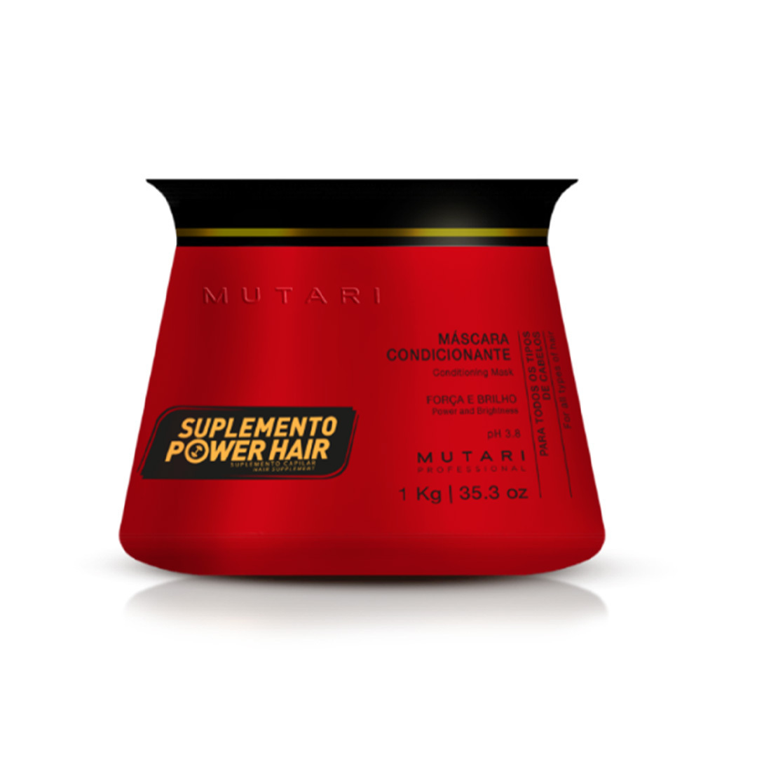 POWER HAIR SUPPLEMENT PROF 1KG - Capillary supplement with a high power of restoration and restructuring of the capillary fiber