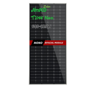 Jinko Tiger Efficient Mono Silicon Solar Panel Tiger Neo N type 605W 610W 615W 620W 625Watt Pv Solar Module