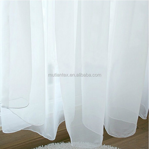 100%Polyester Voile Curtain Fabric Polyester Voile Tulle Fabric for Home Textiles