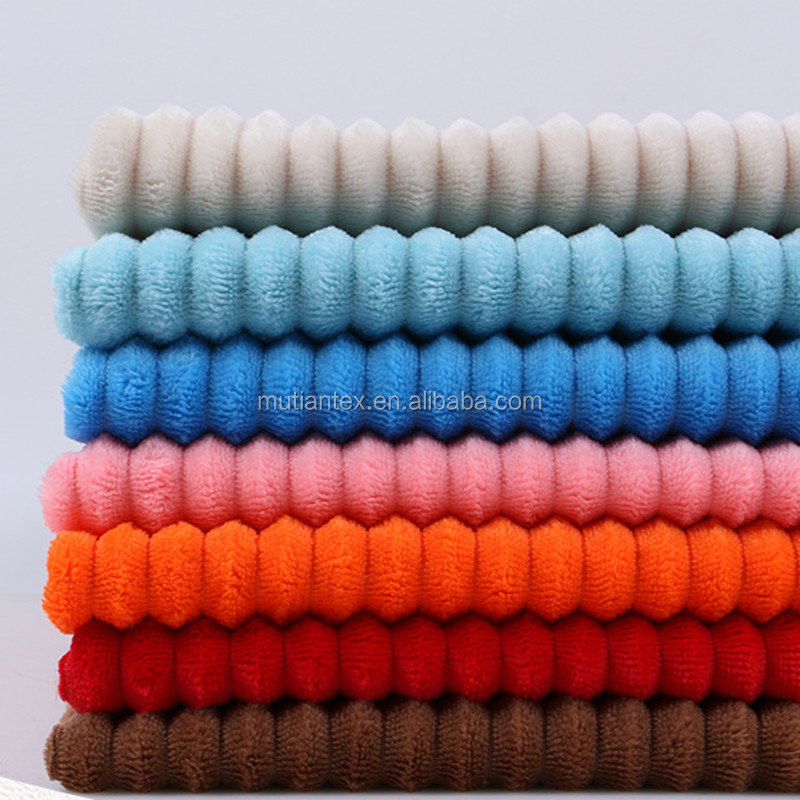 100% Polyester Corduroy Fabric Knitted 2.5 Wale Corduroy Fabric Home Textile fabric