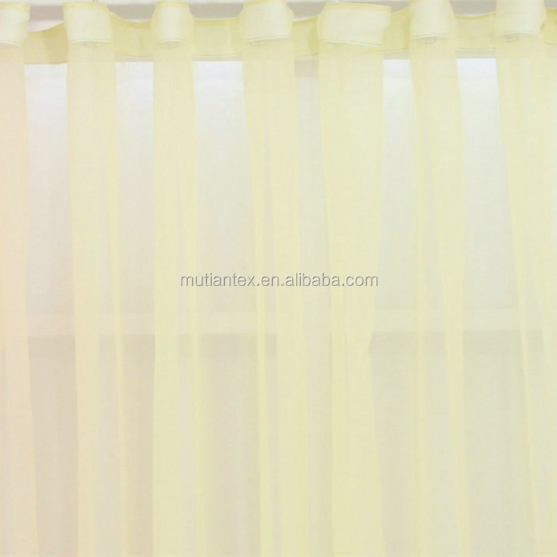 100%Polyester Voile Curtain Fabric Polyester Voile Tulle Fabric for Home Textiles