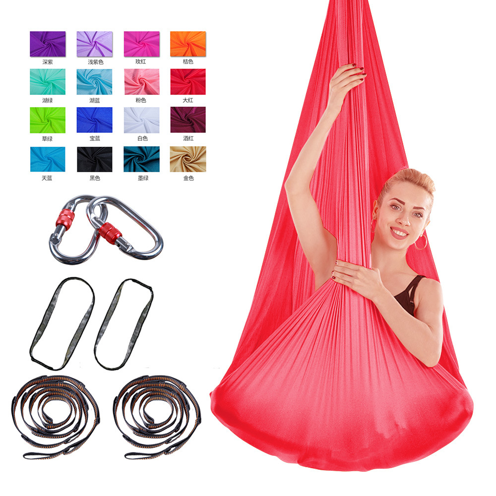 MUTIGA Yoga Hammock Swing Anti Gravity Yoga Extend Belt Aerial Yoga Hammock