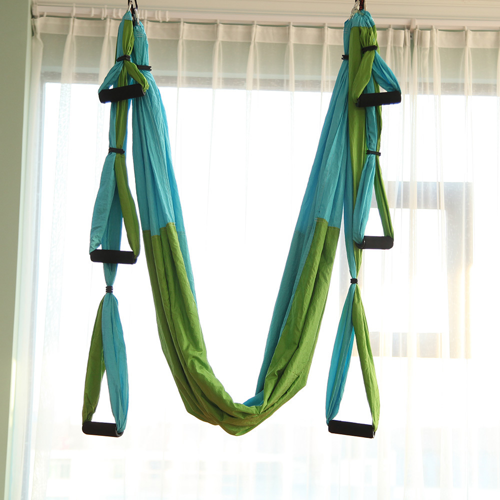 MUTIGA  Aerial Yoga Swing Trapeze Sling Amaca Wholesale 6 Handles Hammock Yoga Swing