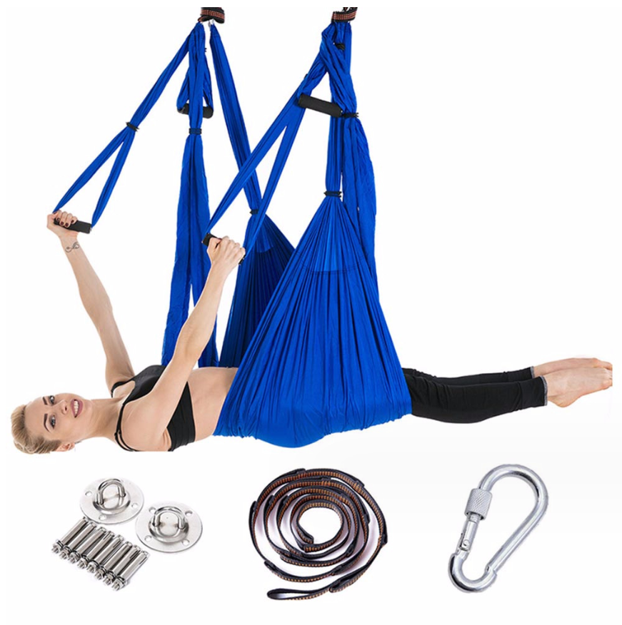 MUTIGA  Aerial Yoga Swing Trapeze Sling Amaca Wholesale 6 Handles Hammock Yoga Swing