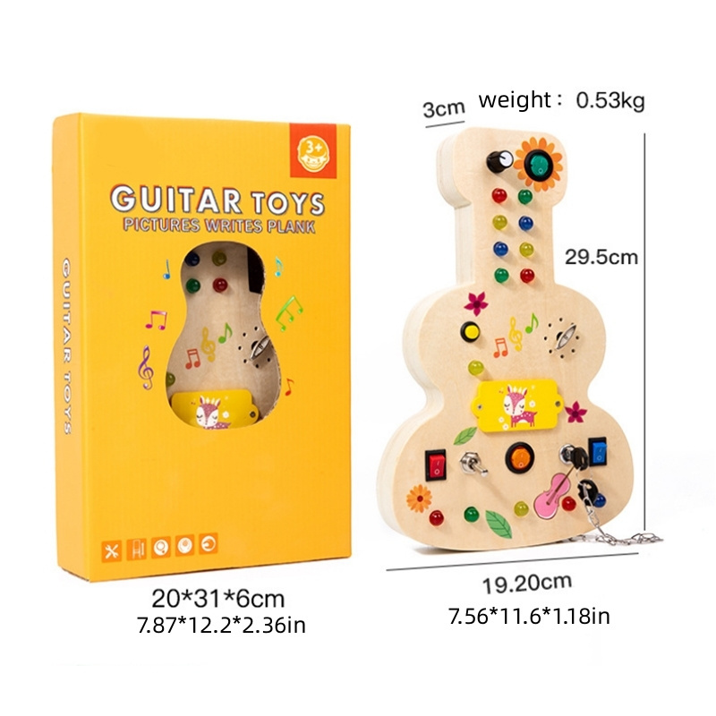 Light Switch Toy for Toddlers Montessori Busy Board,Toys with Buttons to Push for Kids,Educational Learning Fidget Toy