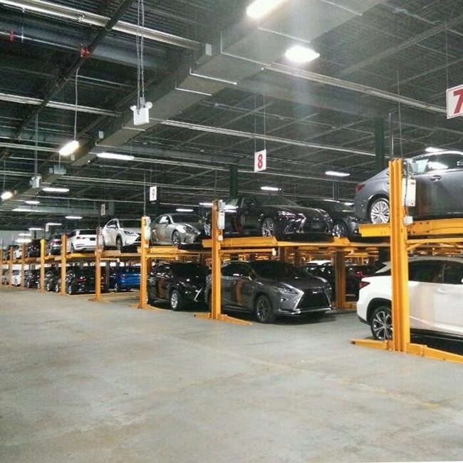 Auto Vertical Parking Lift Independent Mobile Lifting Platform Mini Parking Machine