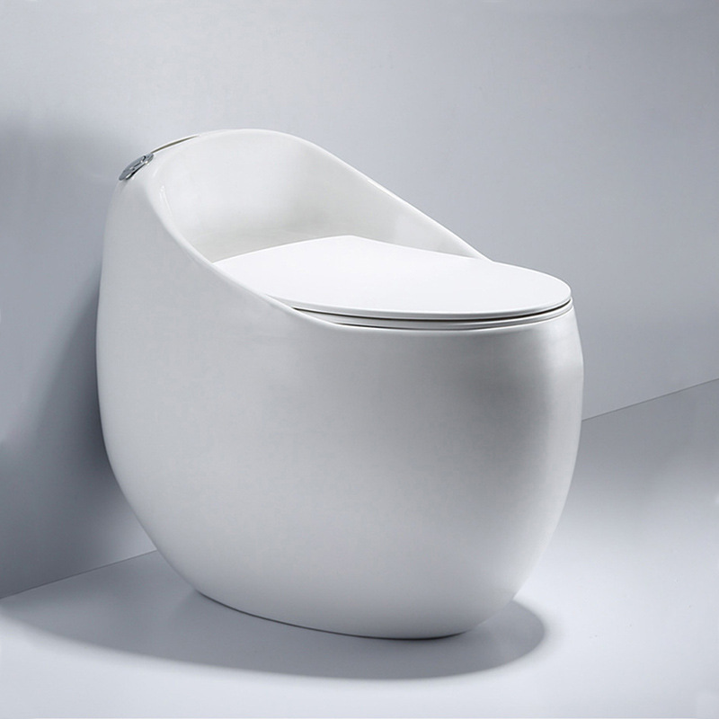 2021 Hot Sale Egg Toilets Egg Wall Hung Toilet Modern Design One Piece Ceramic Toilet