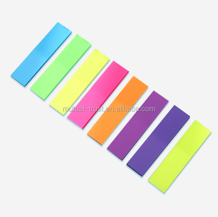 Good Quality Office Stationery Custom Memo Pad Poss-it Note PET Index Marker Sticky Notes Set Taking Notes Custom Size Paper