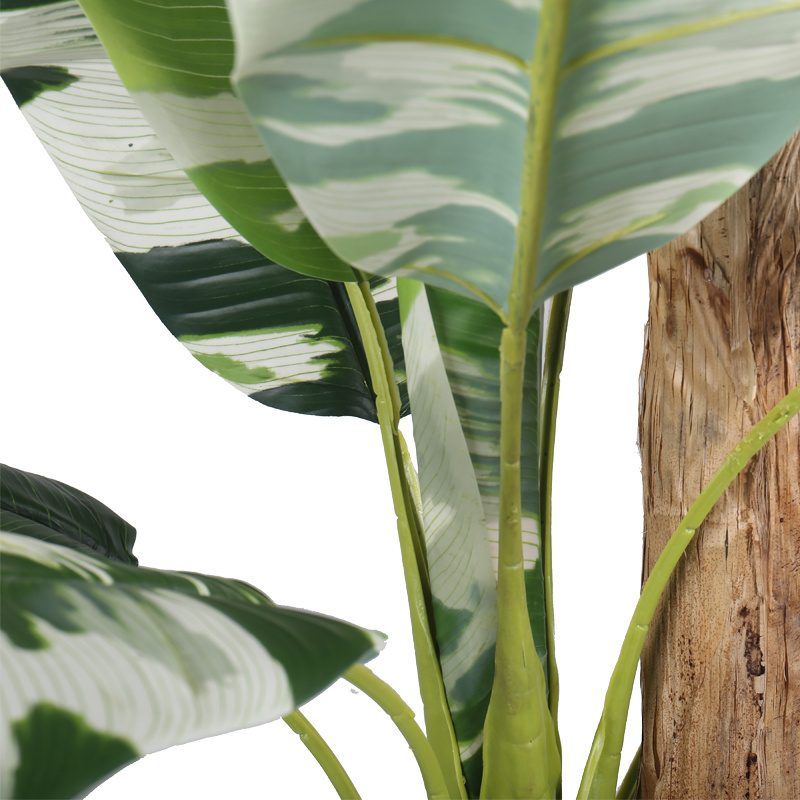 china supplier greenery artificial bonsai tree banana leaves trees for home garden decoration  artificial banana tree