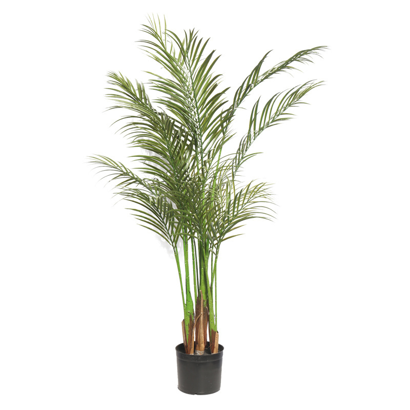 home decoration artificial  plant  plastic palm tree with UV protected