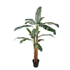 china supplier greenery artificial bonsai tree banana leaves trees for home garden decoration  artificial banana tree