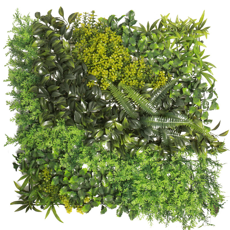 Garden Ornaments Decor Anti--uv Foliage Artificial Boxwood Grass Fence Mat Panels artificial Hedge Green Wall